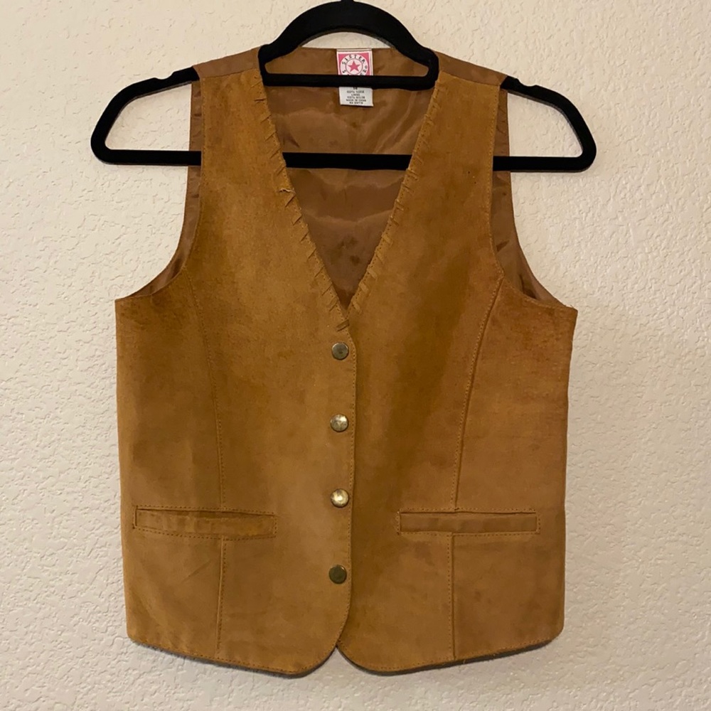 Sister Sister girls suede vest
